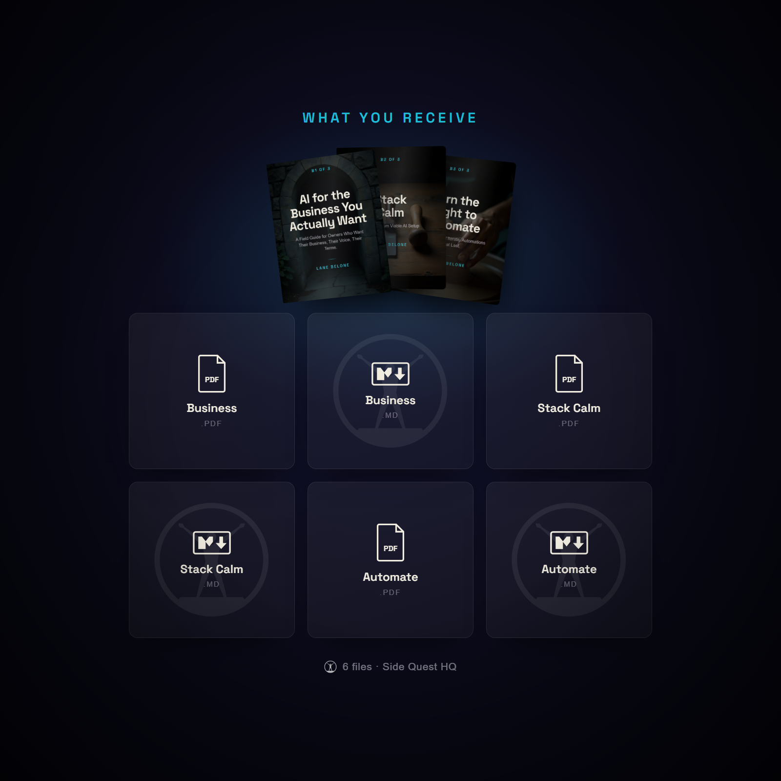 The Business Collection - what you receive: every file in the collection