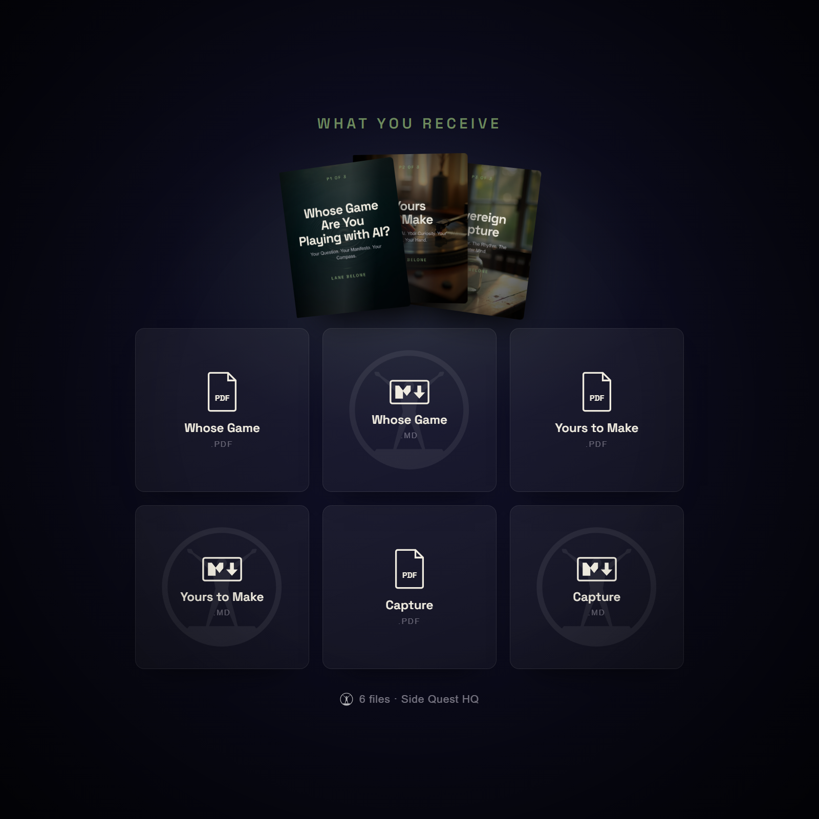 The Personal Practice Bundle - what you receive: every file in the bundle