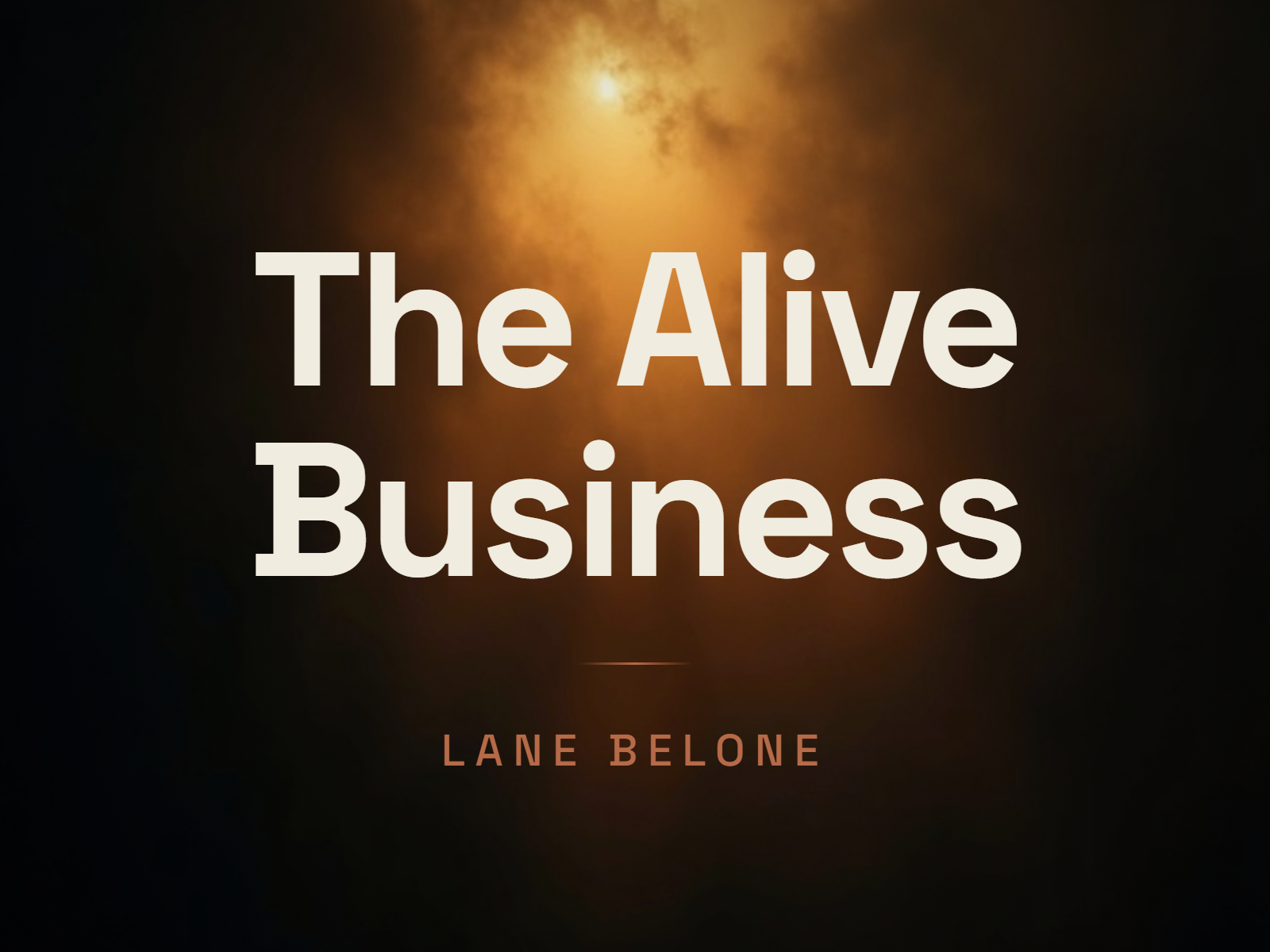 The Alive Business cover