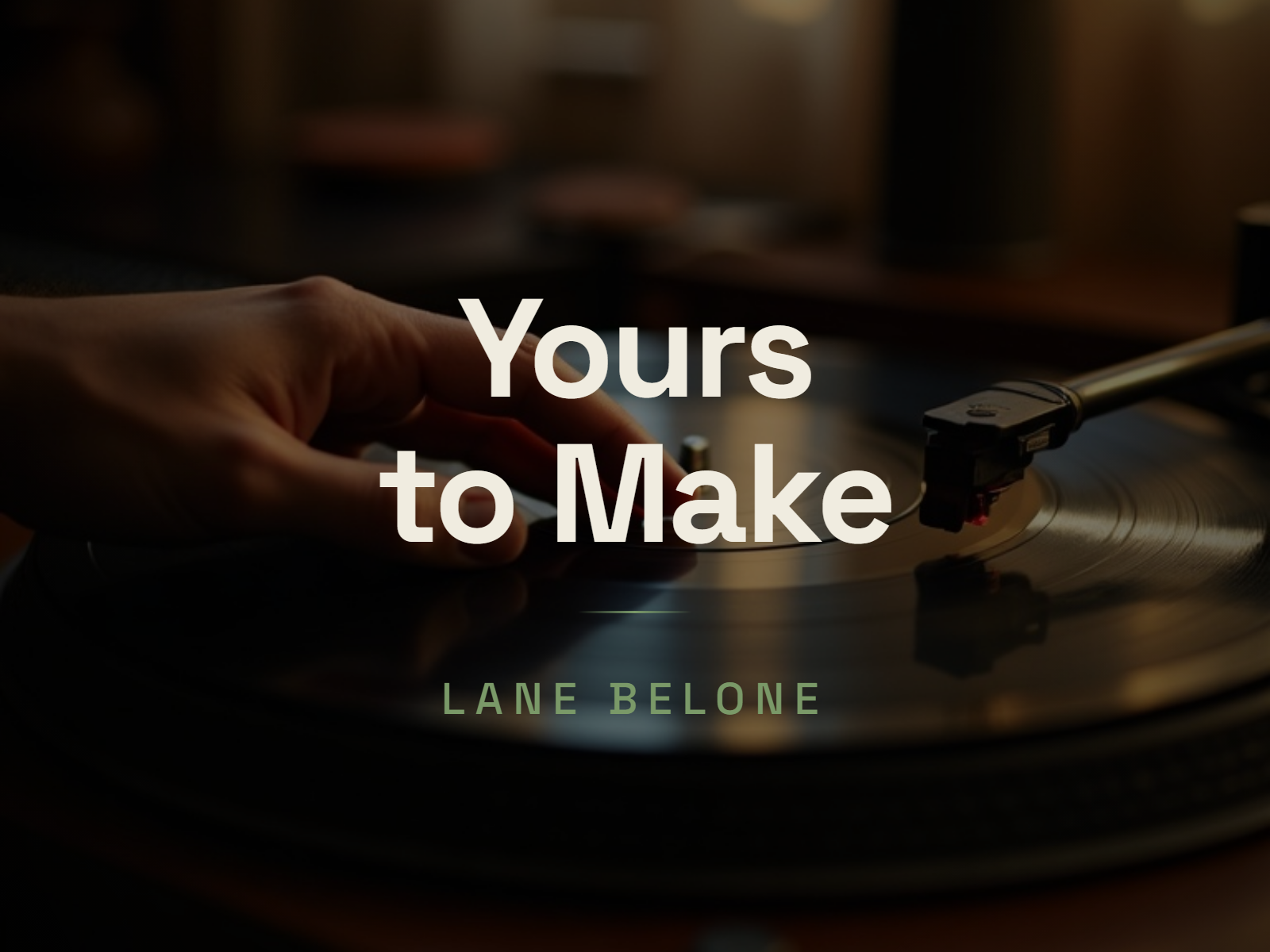 Yours to Make cover